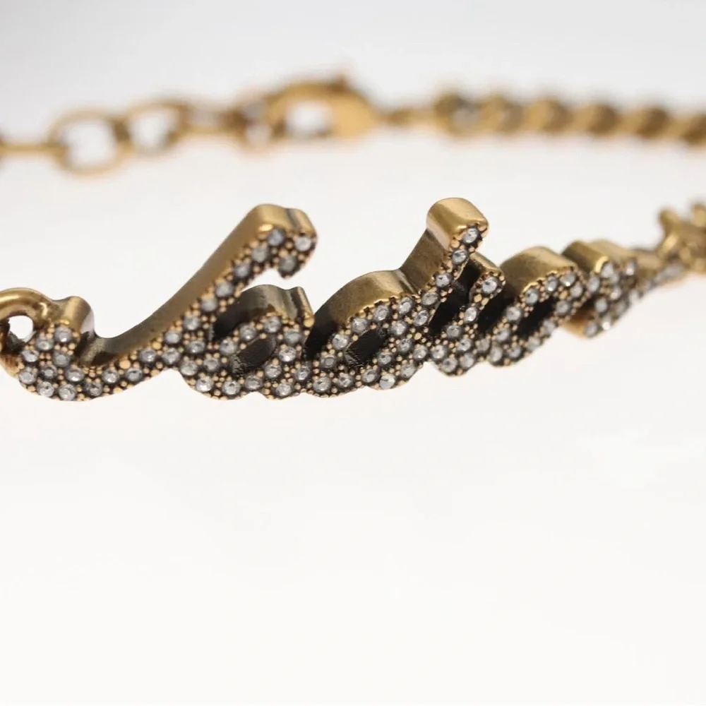 Christian Dior Bracelet brass hardware with Dior dust bag - Picture 5 of 8